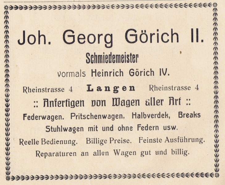 Datei:1912 Anzeige Rheinstr 4 Schmiedemeister Görich.jpg