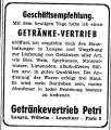 1954-01-08 Anzeige Wilhelm-Leuschner-Platz 2 Getränke Petri.jpg