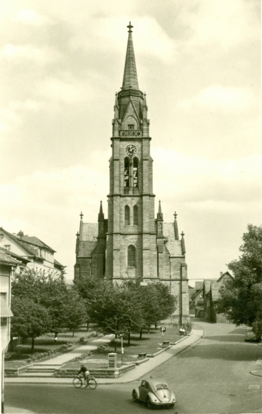 Datei:1956 Langen Stadtkirche.jpg