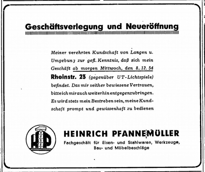 Datei:1954-12-10 Anzeige Rheinstr 23 Pfannemüller.jpg