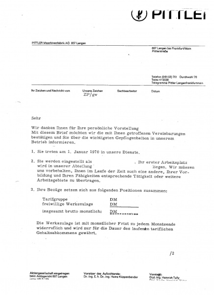 Datei:1970 Pittler AG - Briefkopf.jpg