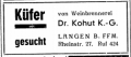 1949-01-05 Langener Anzeigenblatt - Anzeige Kohut.png