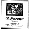 1954-04-09 Anzeige Fahrgasse 12 Burgmayer Uhren.jpg