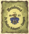 1954 Scherer Weinbrand Ettikett.jpg